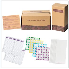 100 Envelopes Money Saving Challenge Premium Kit Save 5050 Dollars In 100 Days Organizer Box & 100 Cash Waterproof Bag Balance Tracker Sheet Set Bucks Savings Challenge Fun Gift Ideas