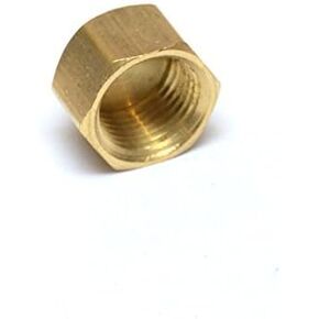 Brass Pipe Cap 1/2" NPT Female Pipe Thread End Block Off Fuel Water Air Gas Oil