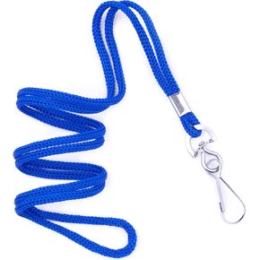 MIFFLIN-USA Lanyard (36 Inch, 10 Pack) ID Badge Lanyards, Round Woven Lanyards with J-Hook