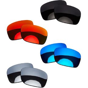 OOWLIT 4 Pairs Replacement Sunglass Lenses Compatible with Oakley Holbrook OO9102 Polarized