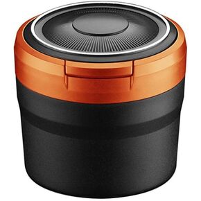 Car Ashtrays with Lid and LED Light, Portable Ashtray for Car Mini Car Trash Can Waterproof for Outdoor Travel Car Home Use
