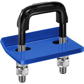 Hitch Tightener Anti-Rattle Clamp, Heavy Duty Hitch Stabilizer for 1.25" and 2" Trailer Hitches, Rubber Isolator and Anti-Rust Double Coating Protective (BLACK)
