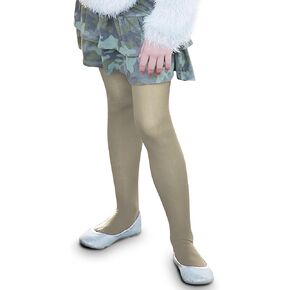 1 – 2 Pairs Girls Microfiber Opaque Tights for Kids and Toddlers