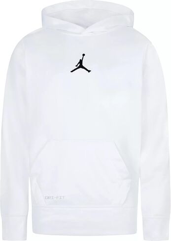 Nike Jordan Big Boys' Dri-Fit Therma Pullover Hoodie (White, Small) in Saudi Arabia