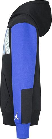 Jordan Boy's Mismatch Fleece Pullover (Little Kids) Black 6 (Little Kid) in Saudi Arabia