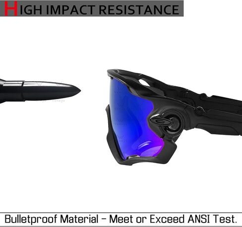 Vonxyz Set of 5 Lenses Replacement for Ray-Ban Chromance RB4264 58mm Sunglass Combo Pack in Kuwait