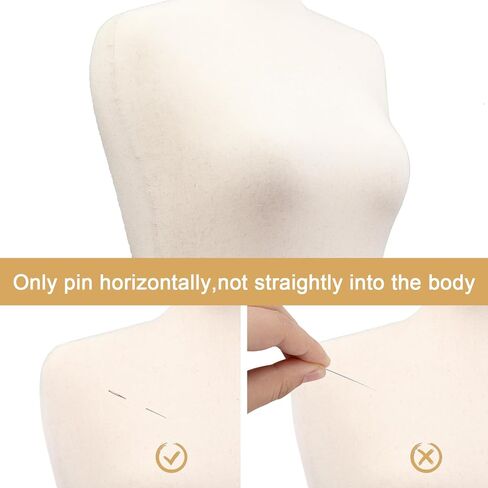 Bonnlo Upgraded Female Dress Form, Mannequin Torse Body with Adjustable Rubber Wood Stand for Dress Jewelry Display (White, 2-4) in Kuwait
