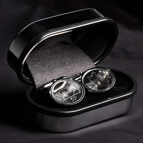 أزرار أكمام مطلية بالروديوم 1994 أيرلندي 5p عيد ميلاد أصلي أيرلندا أزرار أكمام عملة in Kuwait