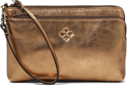 Patricia Nash Varone Leather Wristlet Purse, Ruby Red, Gift Box Included in Saudi Arabia