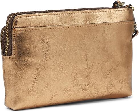 Patricia Nash Varone Leather Wristlet Purse, Ruby Red, Gift Box Included in Saudi Arabia