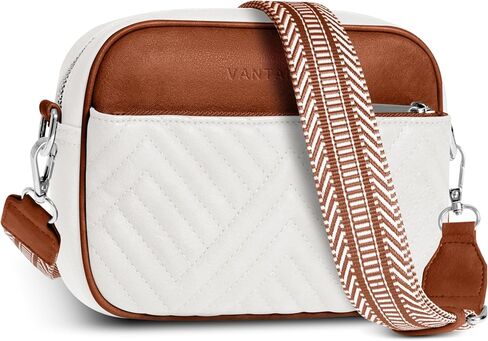 Vantamo Shoulder Bag for Women - Faux Leather Crossbody Bag with Anti Theft RFID Protection & Adjustable Strap. in Saudi Arabia