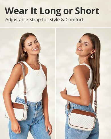 Vantamo Shoulder Bag for Women - Faux Leather Crossbody Bag with Anti Theft RFID Protection & Adjustable Strap. in Saudi Arabia
