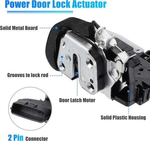 uxcell Rear Right Door Lock Latch Actuator Motor Door Lock Central Lock Actuator No.82500JA000 Fit for Nissan Altima 2.5L CVT SEDAN BASE 2012 in Saudi Arabia