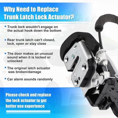 uxcell Rear Right Door Lock Latch Actuator Motor Door Lock Central Lock Actuator No.82500JA000 Fit for Nissan Altima 2.5L CVT SEDAN BASE 2012 in Saudi Arabia
