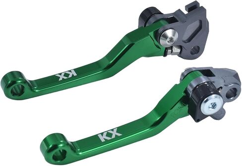 Motorcycle CNC Aluminum Brake Clutch Lever Handle Pivot for KX100 2001-2021 KX65 2000-2023 KX85 2001-2023 KX125 2000-2005 KX250 2000-2004 (Green) in Kuwait