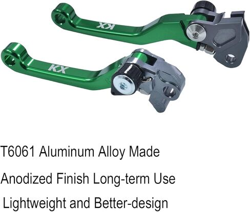 Motorcycle CNC Aluminum Brake Clutch Lever Handle Pivot for KX100 2001-2021 KX65 2000-2023 KX85 2001-2023 KX125 2000-2005 KX250 2000-2004 (Green) in Kuwait