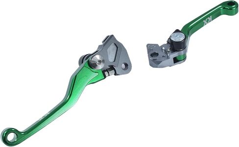 Motorcycle CNC Aluminum Brake Clutch Lever Handle Pivot for KX100 2001-2021 KX65 2000-2023 KX85 2001-2023 KX125 2000-2005 KX250 2000-2004 (Green) in Kuwait