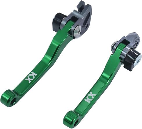Motorcycle CNC Aluminum Brake Clutch Lever Handle Pivot for KX100 2001-2021 KX65 2000-2023 KX85 2001-2023 KX125 2000-2005 KX250 2000-2004 (Green) in Kuwait