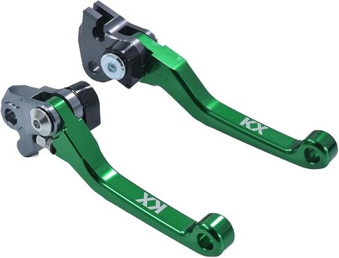 Motorcycle CNC Aluminum Brake Clutch Lever Handle Pivot for KX100 2001-2021 KX65 2000-2023 KX85 2001-2023 KX125 2000-2005 KX250 2000-2004 (Green) in Kuwait
