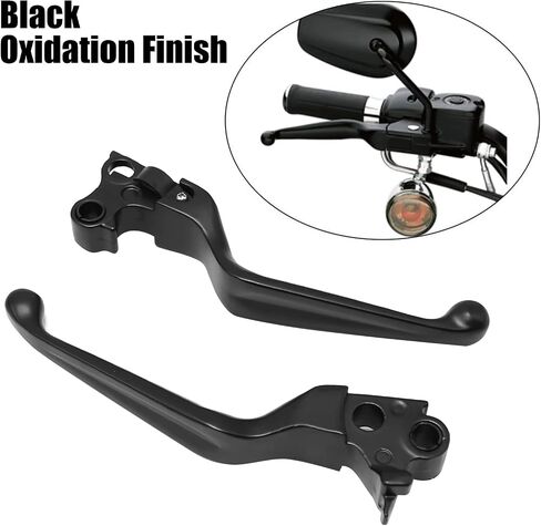 ذراع قابض الفرامل الأسود للتحكم اليدوي، أدوات رياضية متوافقة مع Harley Sportster 883 1200 Dyna Softail Electra Glide Road King Touring Fat Bob in Saudi Arabia