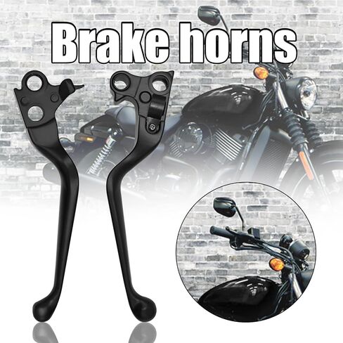 ذراع قابض الفرامل الأسود للتحكم اليدوي، أدوات رياضية متوافقة مع Harley Sportster 883 1200 Dyna Softail Electra Glide Road King Touring Fat Bob in Saudi Arabia