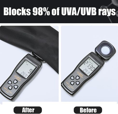 Black Arm Warmers Sun Arm Sleeves Long Fingerless Gloves for Women and Men in Saudi Arabia