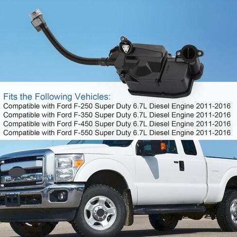 مجموعة فاصل زيت المحرك متوافقة مع محرك الديزل Ford F-250 F-350 F-450 F-550 Super Duty 6.7L 2011-2016، استبدل DC3Z-6A785-C DC3Z6A785C in Saudi Arabia