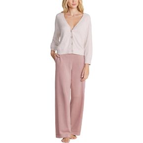 بلوفر نسائي من Barefoot Dreams CozyChic Lite Diamond Pointelle in Kuwait