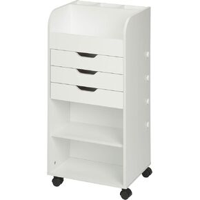 Honey-Can-Do 3-Drawer Craft Storage Cart CRT-06345 White 15.91" x 33.62"