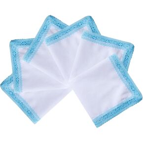 Lace Cotton White Handkerchiefs Perfect Wedding Bulk