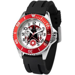 STAR WARS Adult Watch, Honors Diver Bezel Analog Quartz Watch