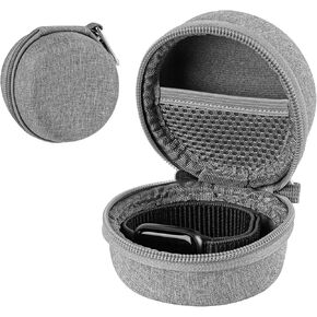 Watch Travel Case, Portable Single Watch Storage Box Organizer, Hard Shell Watch Bag Compatible with 45mm 44mm 41mm 40mm 38mm Apple Watch (Grey)