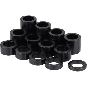 13 Pieces CNC Billet Aluminum Wheel Axle Spacer Kit I.D. 3/4'' - O.D. 1-1/8" for Harley Custom Bobbers and Choppers