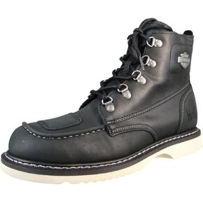 Harley Davidson Mens Hagerman Leather Black Boots 12 US in Saudi Arabia