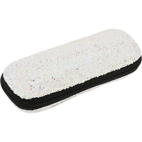 Sparkly Rhinestone Eyeglasses Case Bling Diamond Hard Shell Eyeglasses Protective Cases for Sunglasses