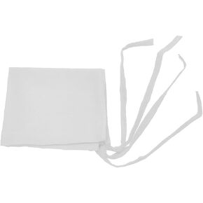 Patka for Sikh Cotton Rubia Fabric patka with 4 Strings/taniya For boys/sikh boys/men (Pack of 2) with Baaz (WHITE)