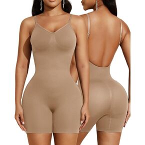 Shapewear Bodysuit for Women Seamless Backless Tummy Control Bodysuits Body Shaper Jumpsuits Tank Tops