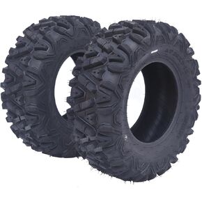 27x10-12 ATV Tires - All-Terrain, Off-Road, and Mud/Trail Tires for ATVs and UTVs, Tubeless, Set of 2