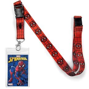 Ata-Boy Marvel Spiderman Lanyard Badge Holder, Spider-manLanyards for ID Badges - Marvel Spiderman Gifts & Merchandise…