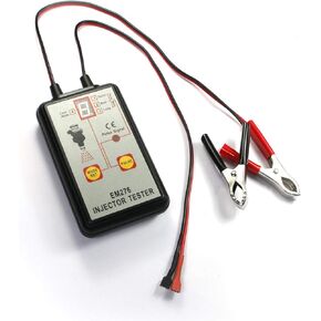 allsun em276 12V DIY Auto Fuel Injector Tester and Cleaner with 2 Adapters, 4 Pluse Modes Powerful Fuel System Vehicle Gasoline Pressure Diesel Short Circuit Protector