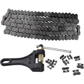 420 محرك الأسطوانة سلسلة 132 وصلات الكسارة ل 50cc 70cc 90cc 110cc 125cc SSR TaoTao Coolster أبولو باجا كازوما الصينية ATV 4 ويلر رباعية حفرة الدراجة الترابية in Kuwait