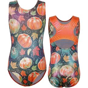 BAOHULU Gymnastics Leotards for Girls Sparkly Dance Outfit One Piece Kids Athletic Clothes