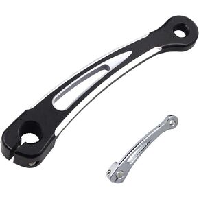 Motorcycle CNC Inner Shift Shifter Arm Rod Lever Aftermarket Replacement Parts Fit for Harley Softail Touring 1988-2021. (Black)