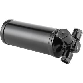 A/C Drier Air Conditioner Drier Replacement for FH 12 / FH 16, Metal Air Conditioning Drier A/C Receiver Bottle Upright Car Accessory Black