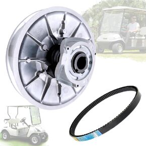 Aluminum Driven Clutch with Belt for Club Car DS & Precedent 1997-2015 with 4-Cycle Gas Kawasaki Engine, 101834001 5701