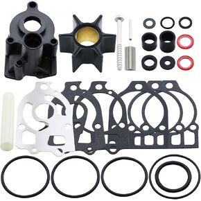 96148Q8 Water Pump Impeller Repair Kit for Mercury 2-Stroke Outboard and MerCruiser Alpha One Gen 1 Stern Drives, 46-96148A8 46-96148Q8 96148A8 18-3217 Water Pump Kit for Mercury Mariner Outboard