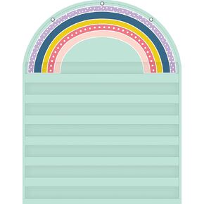 Teacher Created Resources Oh Happy Day Rainbow 7 Pocket Chart (28" x 36")