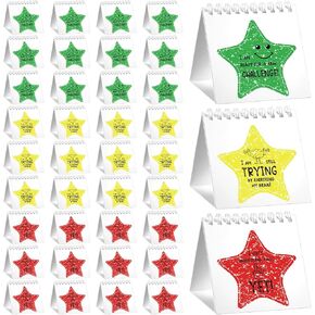36 Pcs I Need Help Mini Flip Charts Star Classroom Management Need Tools Behavior Self Assessment Cards for Teachers School Educational and Learning Activities Supplies(Classic Style)