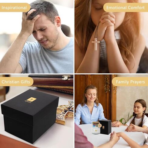 Bible Verse Jar, A Hope Jar Filled with Daily Inspirational Scripture f or Prayer and Character Development - A Faith-Based and Soul-Nourishing Gift for Christian Men and Women in Kuwait