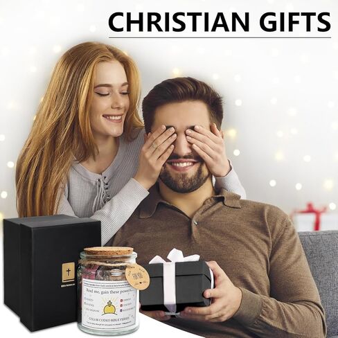Bible Verse Jar, A Hope Jar Filled with Daily Inspirational Scripture f or Prayer and Character Development - A Faith-Based and Soul-Nourishing Gift for Christian Men and Women in Kuwait